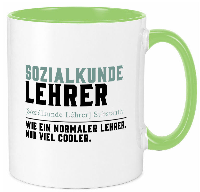 Sozialkundelehrer | Lehrer Unterricht Lieblingslehrer Geschenkidee Humor Tasse