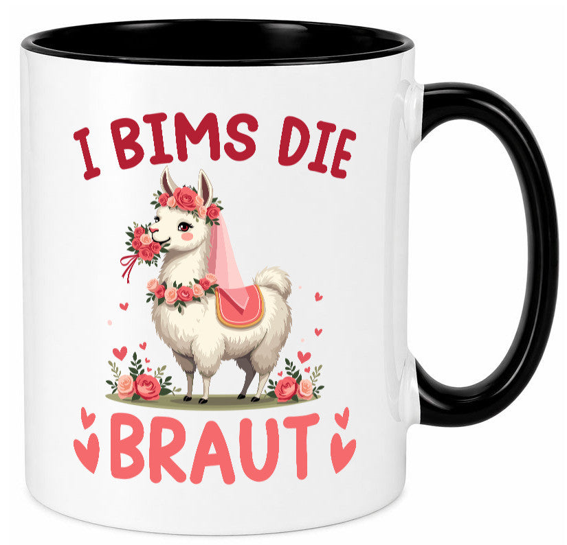 I bims die Braut | Einhorn JGA Hochzeit lustig Humor Geschenkidee Geschenk Tasse