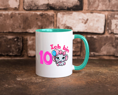 10. Geburtstag | 10 Jahre Elefant Mädchen Geschenk Geschenkidee lustiger Spruch