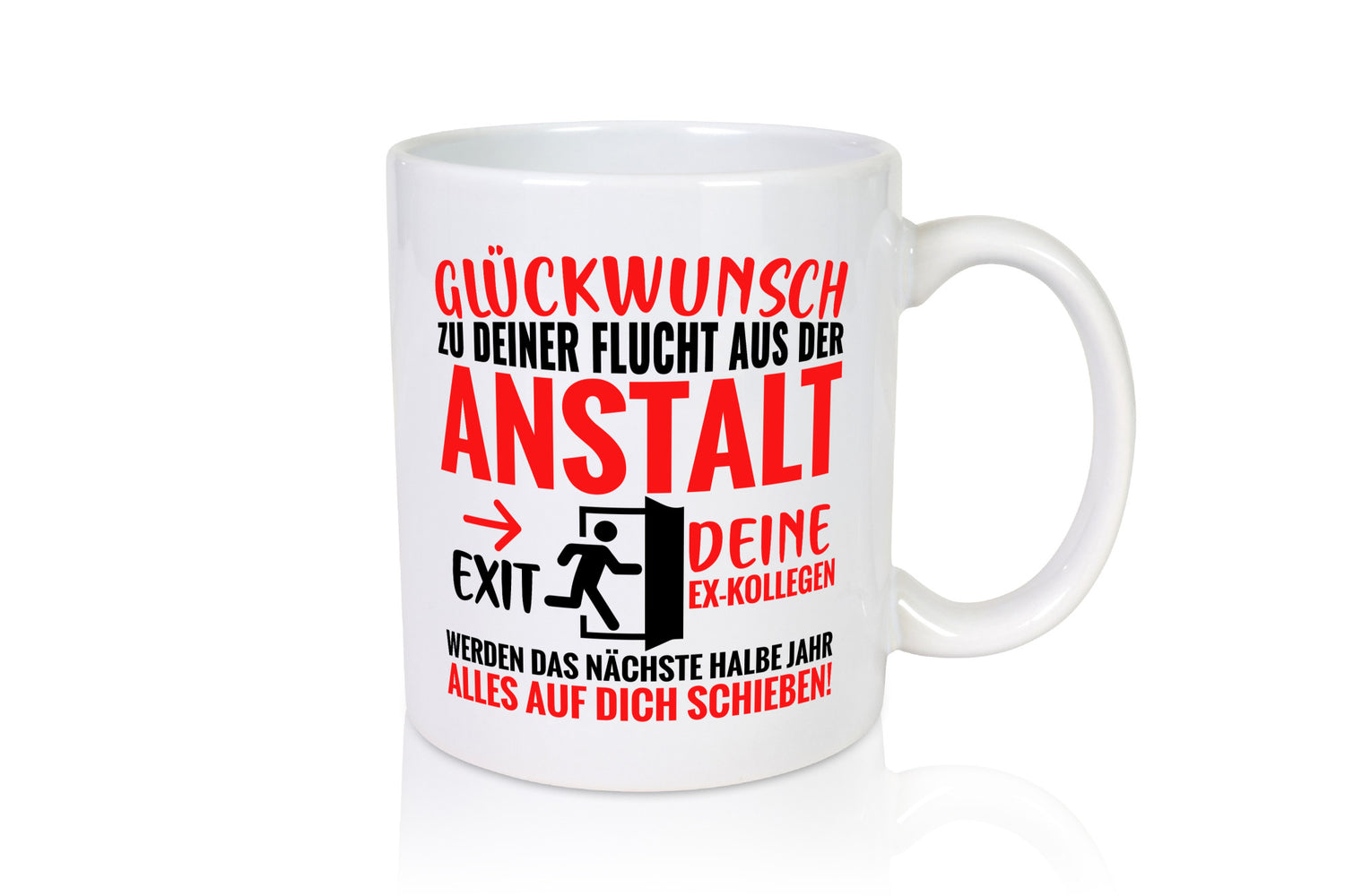 Glückwunsch zur Flucht | Abschied Arbeitskollegen Humor Arbeit Kollegen Büro