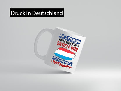 Luxemburg | Urlaub Stimmen in meinem Kopf Traumland lustig Humor Geschenkidee