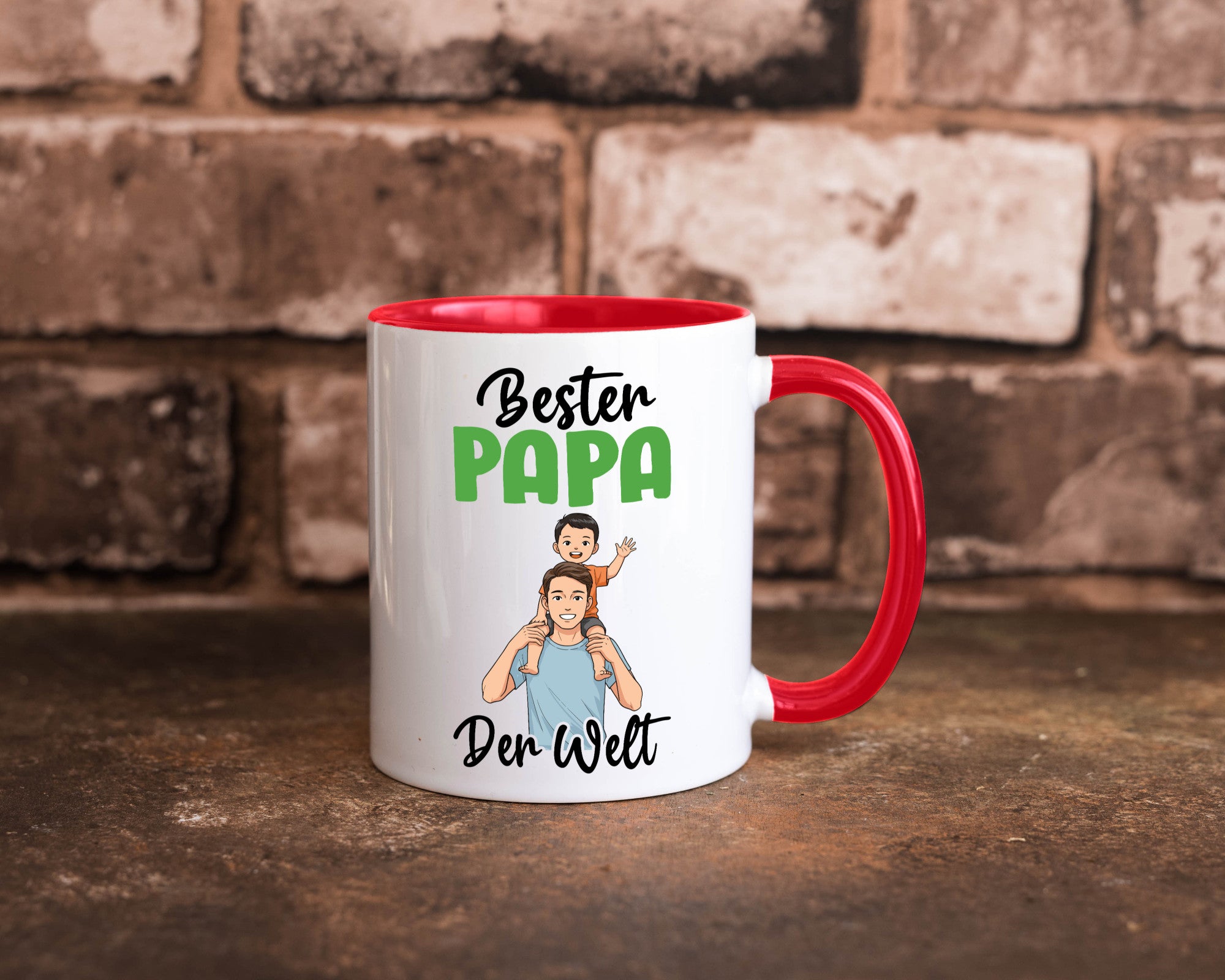 Bester Papa | Vatertag Daddy Familie lustiger Spruch Geschenk Geschenkidee Tasse
