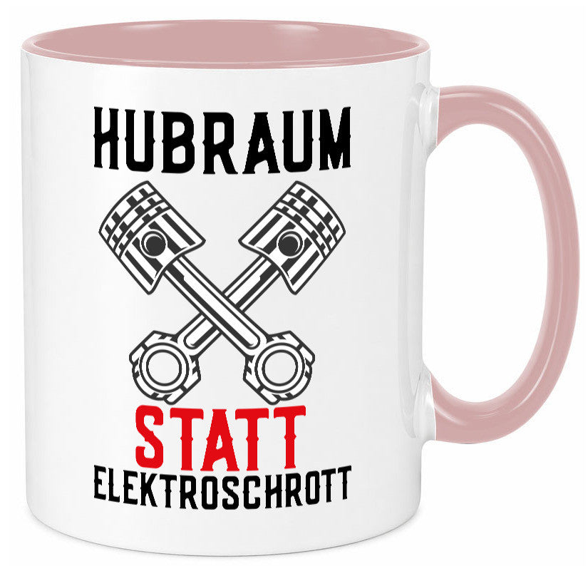 Hubraum statt Elektroschrott | Autofan Verbrennungsmotor Geschenk Humor