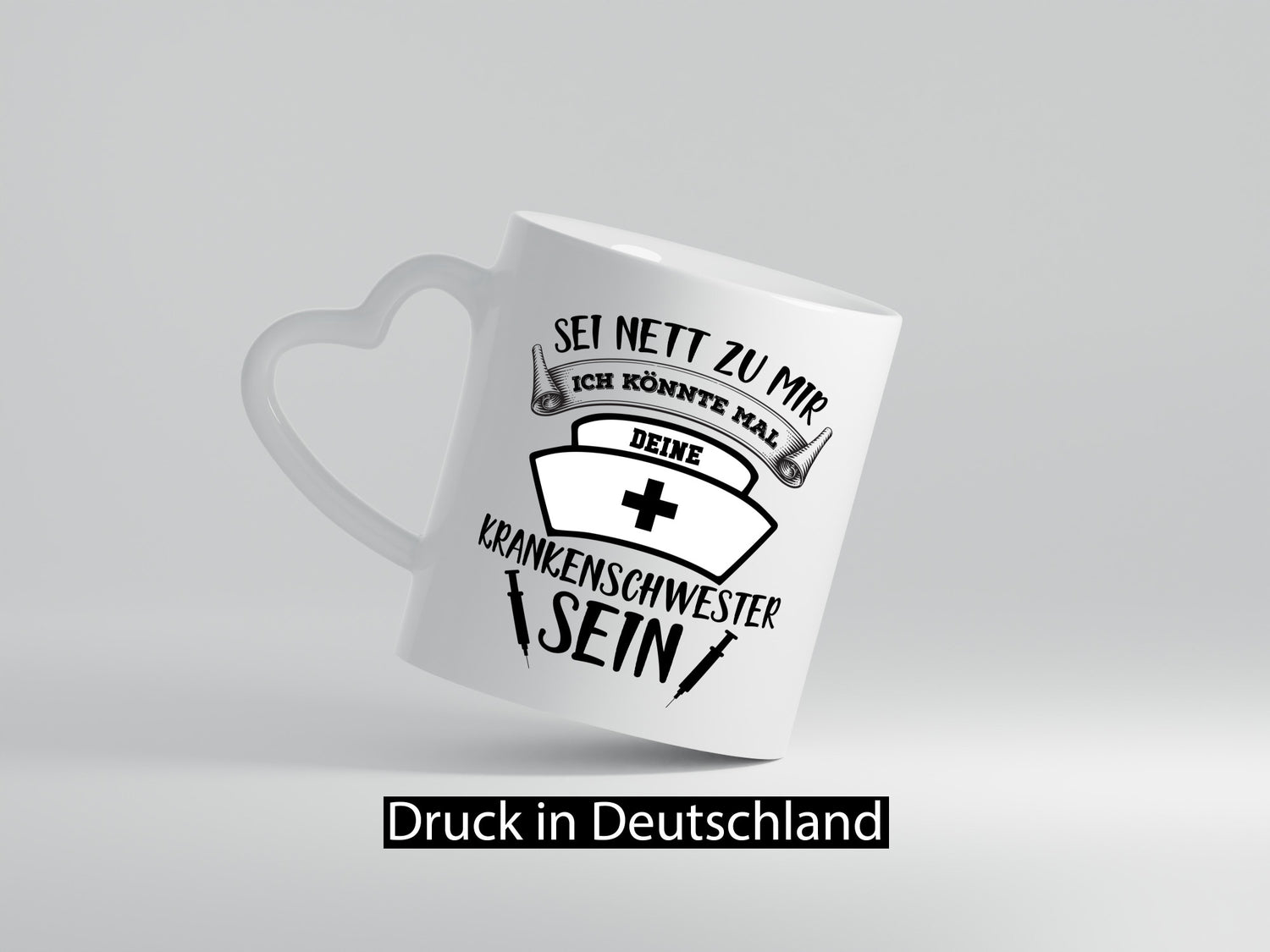 Sei nett zu mir | Krankenschwester Krankenhaus lustiger Spruch Geschenk Humor