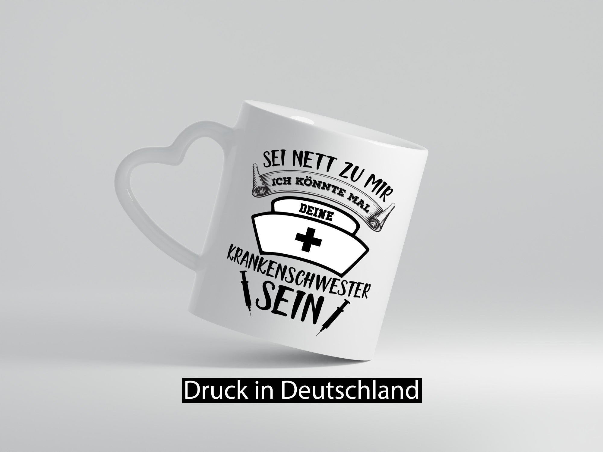 Sei nett zu mir | Krankenschwester Krankenhaus lustiger Spruch Geschenk Humor