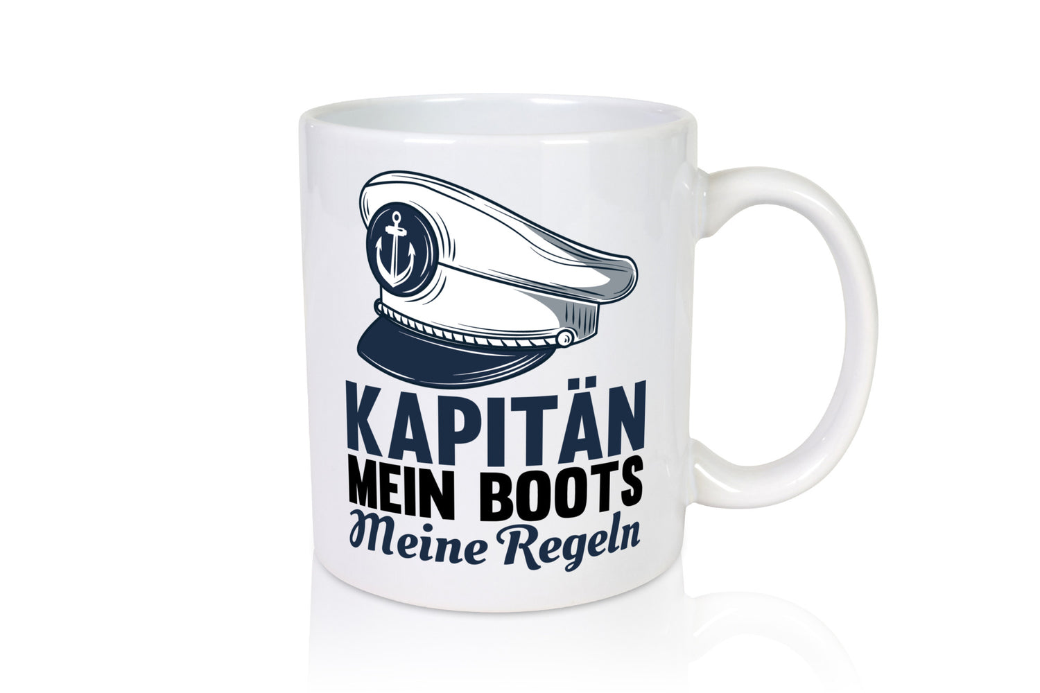 Mein Boot meine Regeln | Kapitän Tasse Schifffahrer Humor Geschenkidee