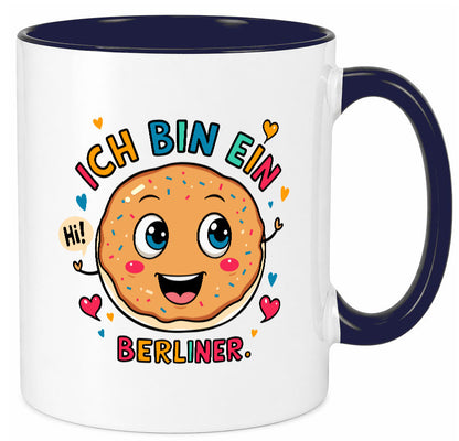 Ich bin ein Berliner | Krapfen Pfannkuchen Humor Geschenkidee Tasse