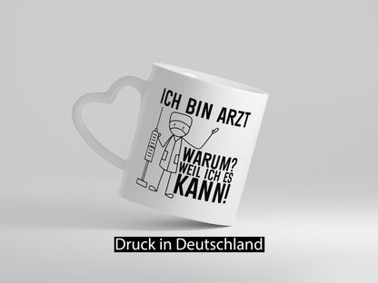 Ich bin Arzt weil es kann | Ärzte Doktor Klinik Geschenk Humor Geschenkidee