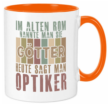 Heute sagt man: Optiker | Augenoptiker Geschenkidee Humor Tasse