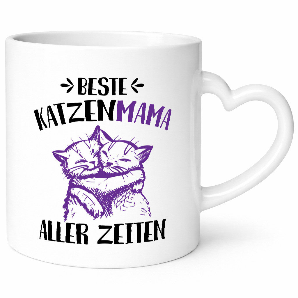 Beste Katzenmama aller Zeiten | Katze Muttertag Geschenkidee Familie Humor Tasse