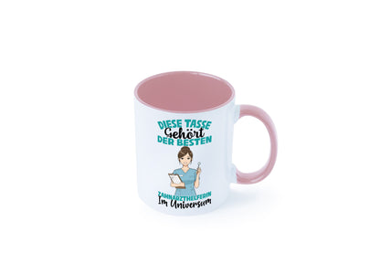 Im Universum: Zahnarzthelferin | Zahnmedizin Humor Geschenkidee Tasse