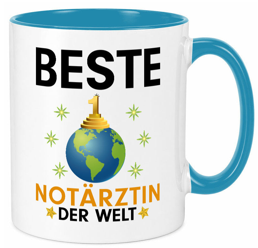 Welt Beste Notärztin | Ärztin lustig Humor Geschenkidee Geschenk Tasse