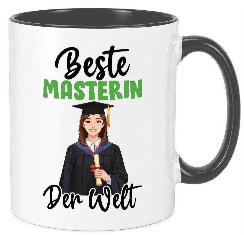 Beste Masterin | Student Uni Studium Humor Geschenkidee Tasse