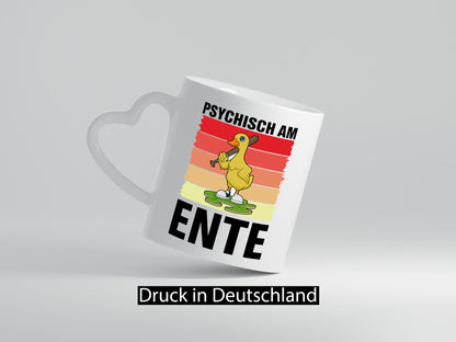 Psychisch am Ente | mit Baseball schläger Sunset v2 lustig Humor Geschenkidee