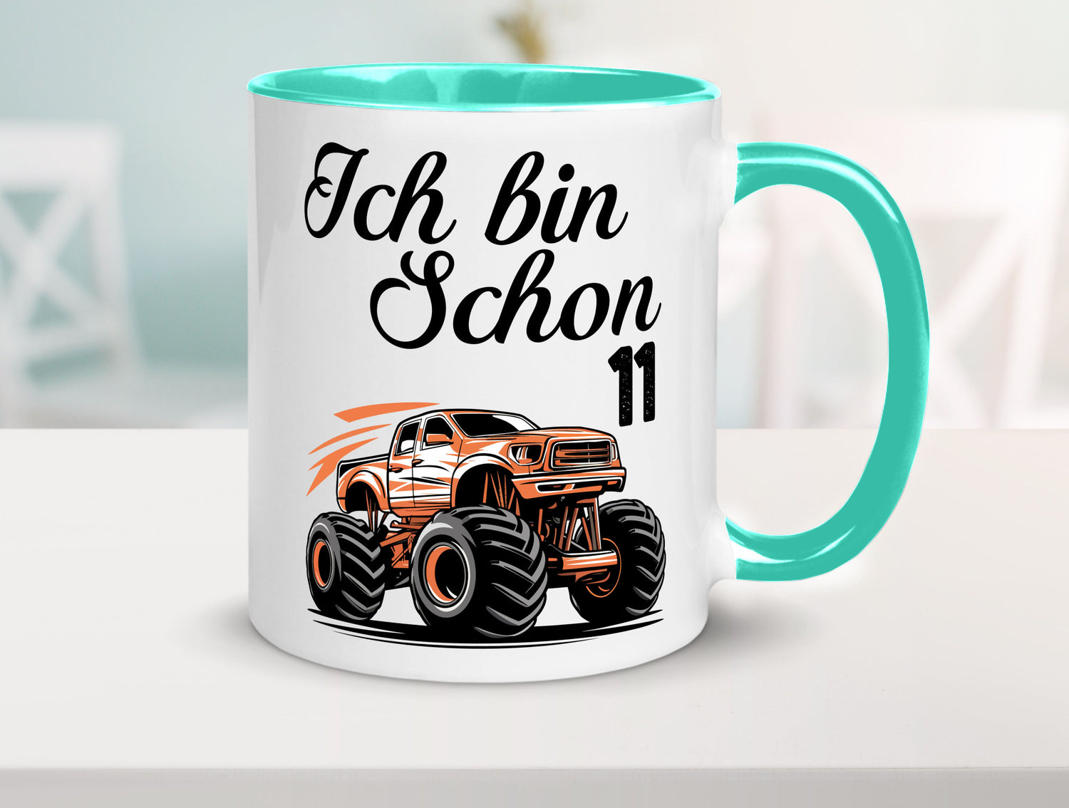 11. Geburtstag | Monster truck 11 Jahre lustiger Spruch Geschenk Geschenkidee