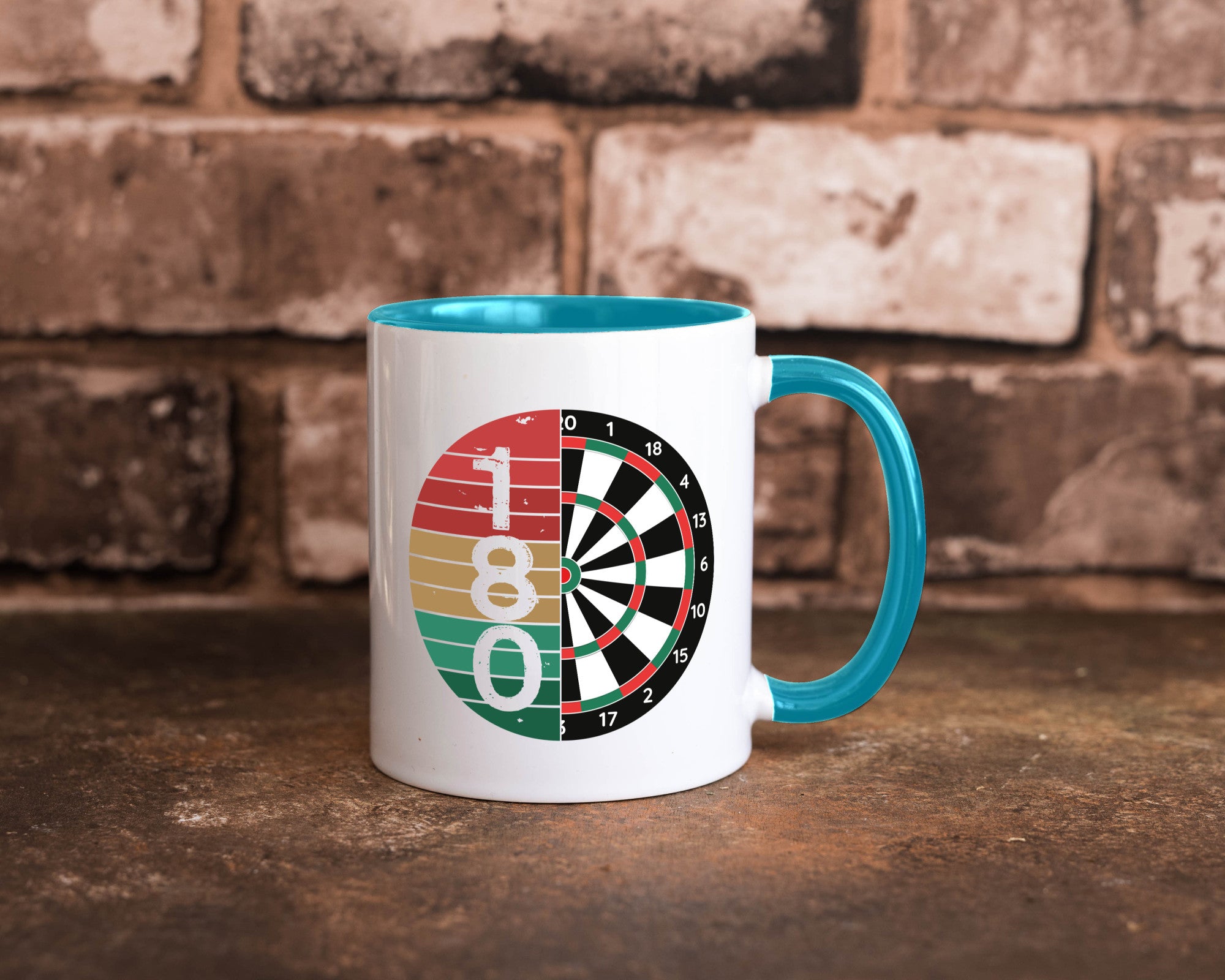 Dartsboard | Retro Dartspieler Kollege Freunde Geschenkidee Arbeit Kollegen