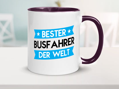 Bester Busfahrer | Berufsfahrer Fahrer v2 Geschenkidee Arbeit Kollegen Büro