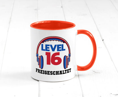 Level 16 Freigeschaltet | 16. geburtstag Gamer lustig Geschenkidee Geschenk