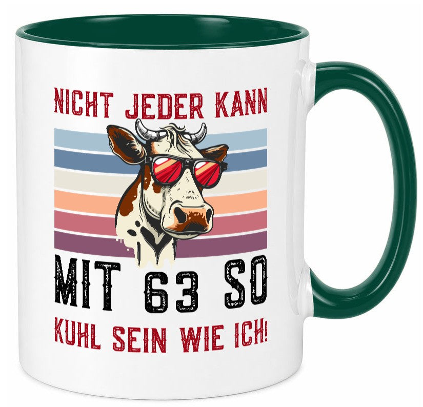 Mit 63 so gut aussehen | 63. Geburtstag Landwirt Bauer v2 lustiger Spruch Tasse