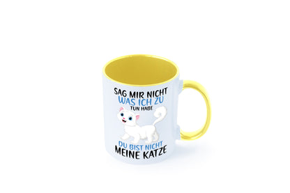 Sag mir nicht was ich zu tun habe | meine Katze Geschenk Tierliebhaber Humor
