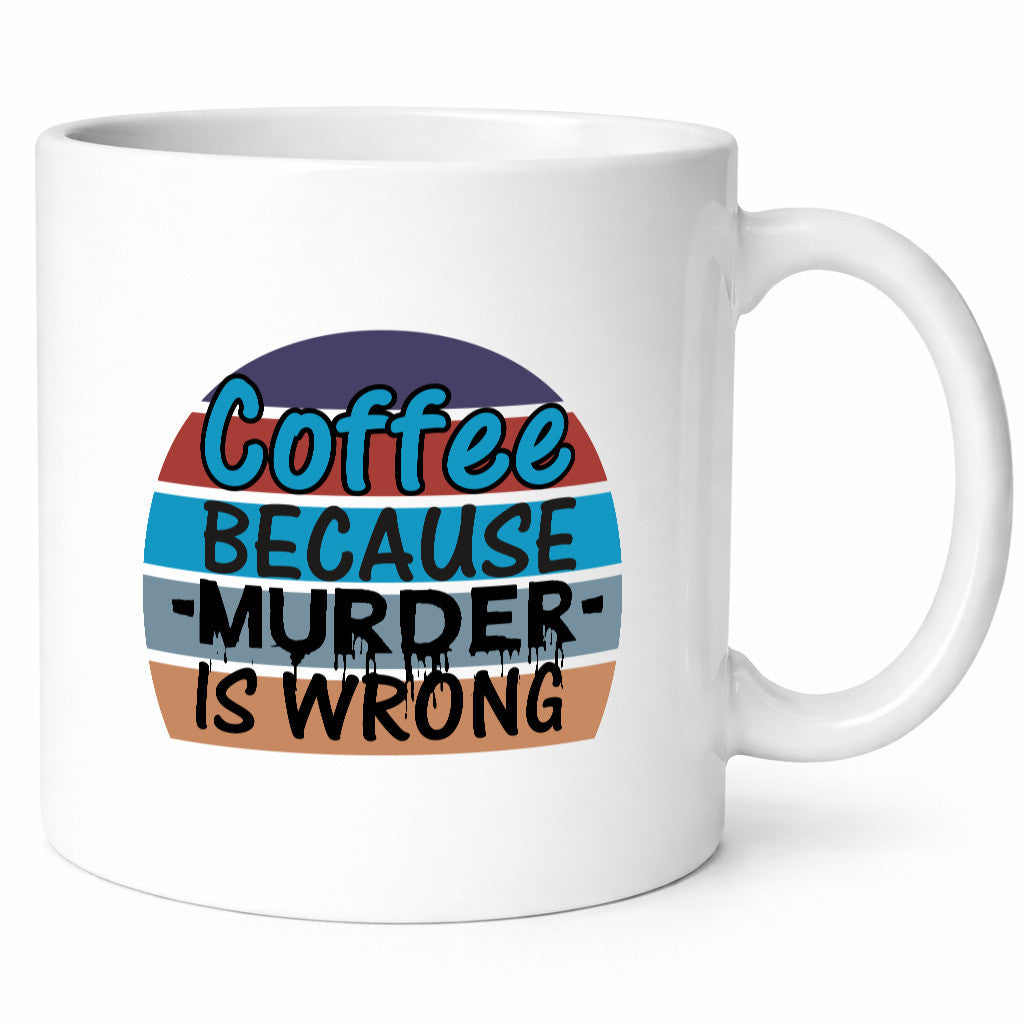 Kaffeetrinker Tasse | schwarzer Humor Büro Spruch Geschenk Arbeit Kollegen