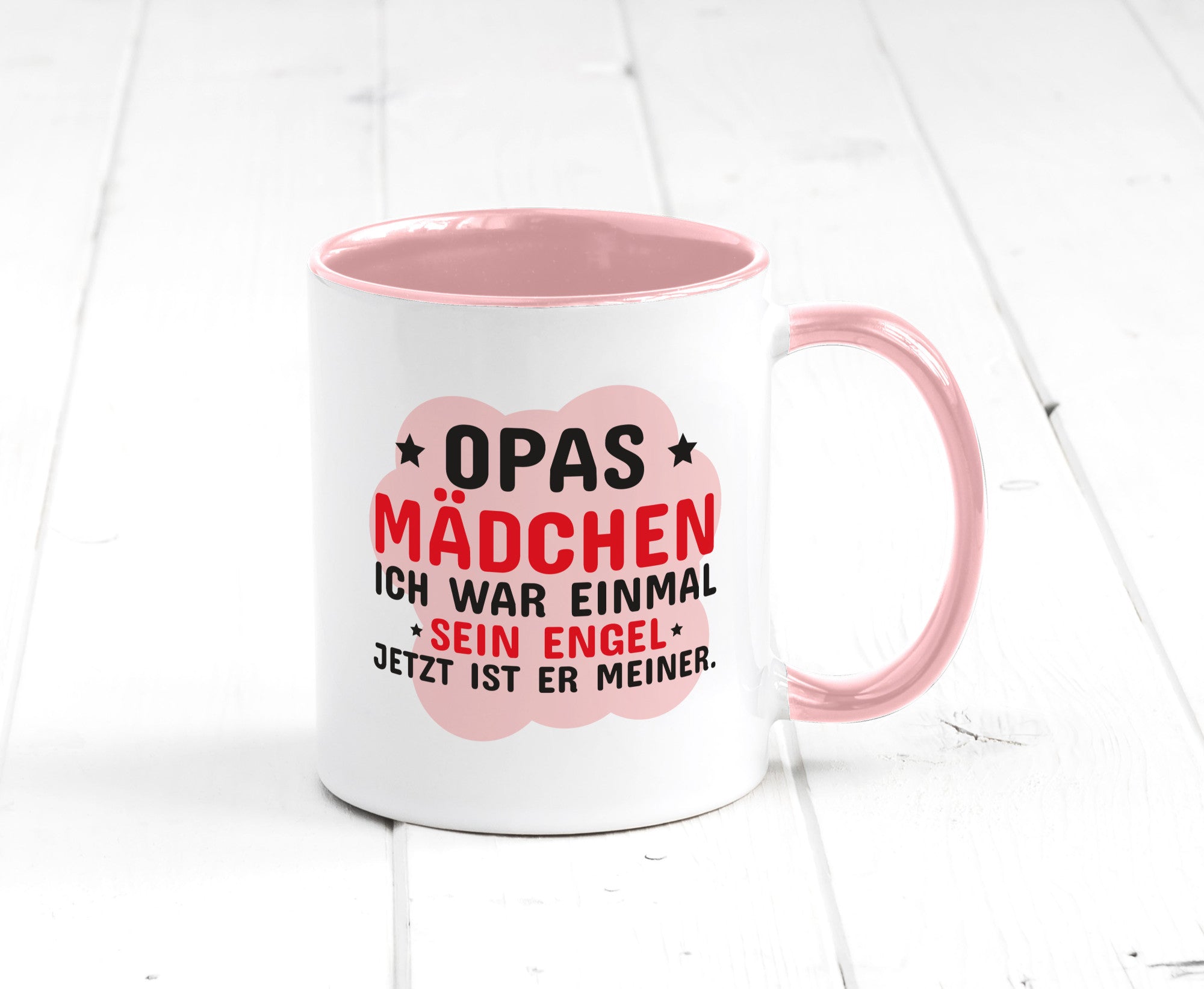 Opas Mädchen | Trauer Tasse Abschied Enkelin lustig Familie Geschenkidee