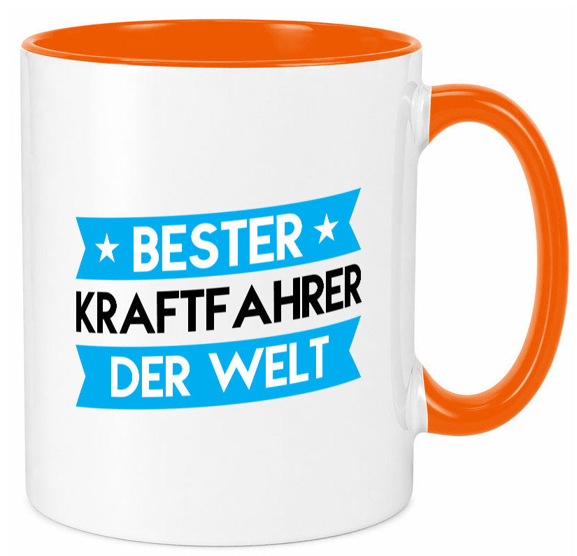 Bester Kraftfahrer | Lastwagen LKW Fahrer Geschenk Humor Geschenkidee lustiger Tasse