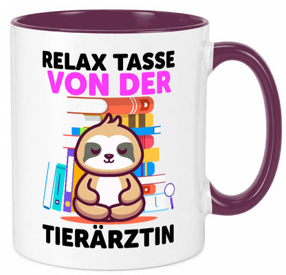 Relax Tasse: Tierärztin | Mediziner Tiermedizin Humor Tierliebhaber