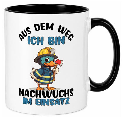THW nachwuchs | Technische Hilfe Hilfswerk aus dem weg Geschenkidee Humor Tasse