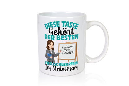 Im Universum: Englischlehrerin | Englisch Lehrerin Geschenk Humor Geschenkidee