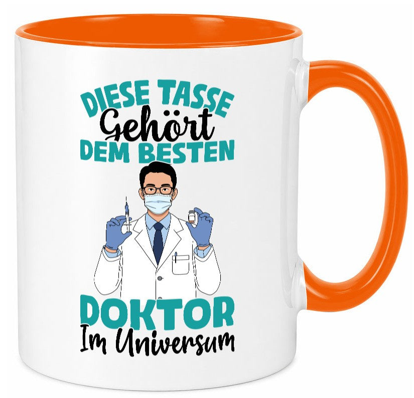 Im Universum: Doktor | Doktorand Doktortitel Geschenk Humor Geschenkidee Tasse