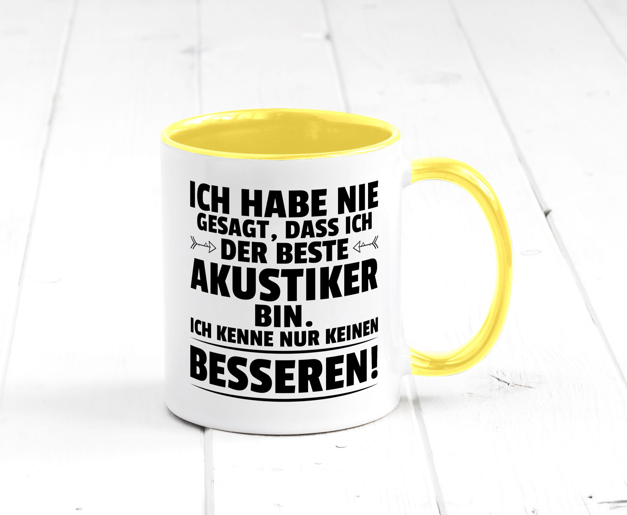 Keinen Besserer Akustiker | Akustik Hörgeräteakustik Geschenkidee Humor Tasse