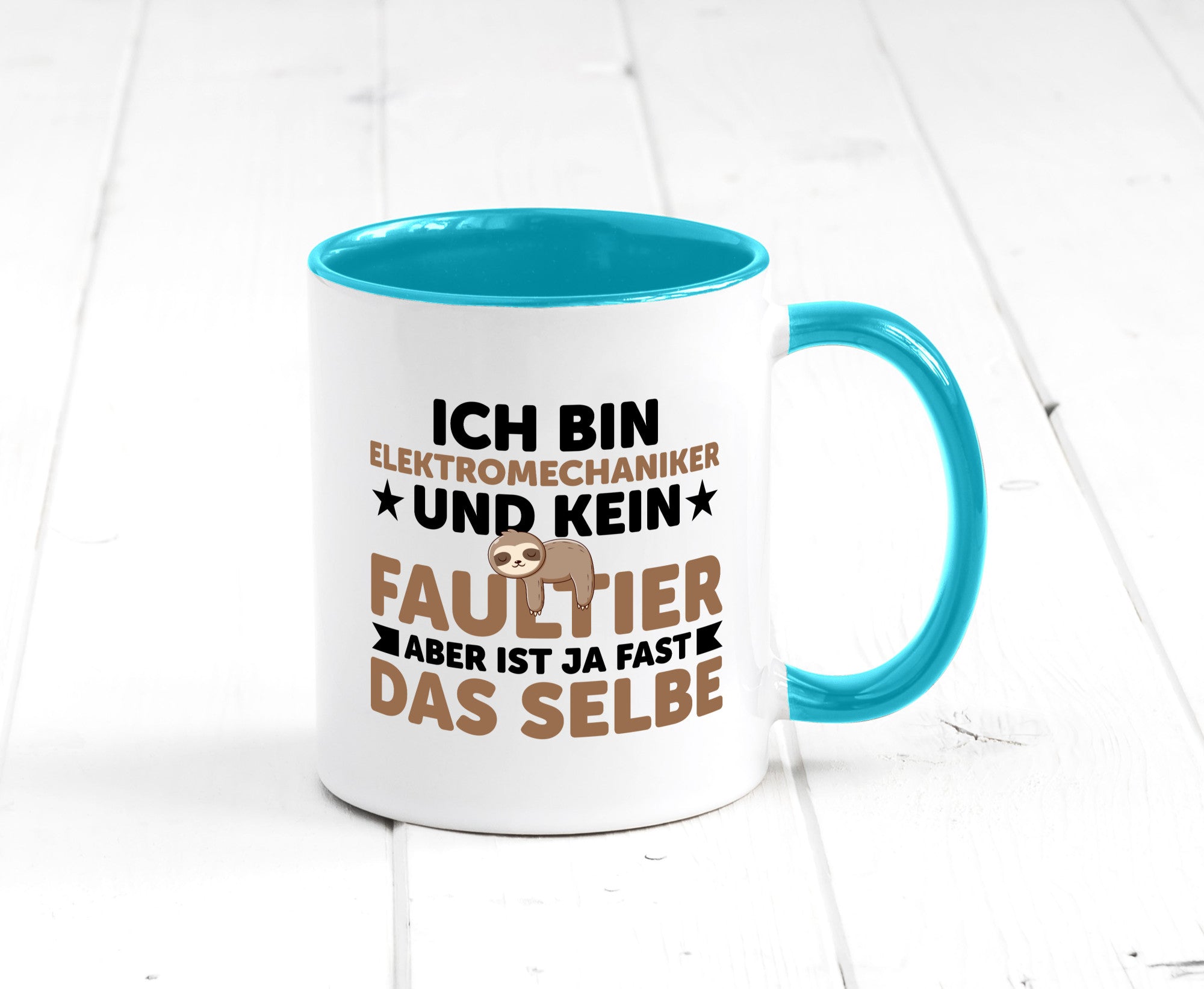 Ich bin kein Faultier: Elektromechaniker | Mechaniker Geschenkidee