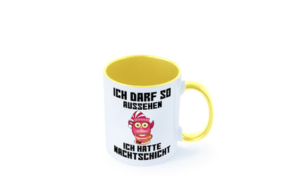 Nachtschicht Eule | Spruch Arbeit müde Nachtjob Geschenkidee Kollegen Büro