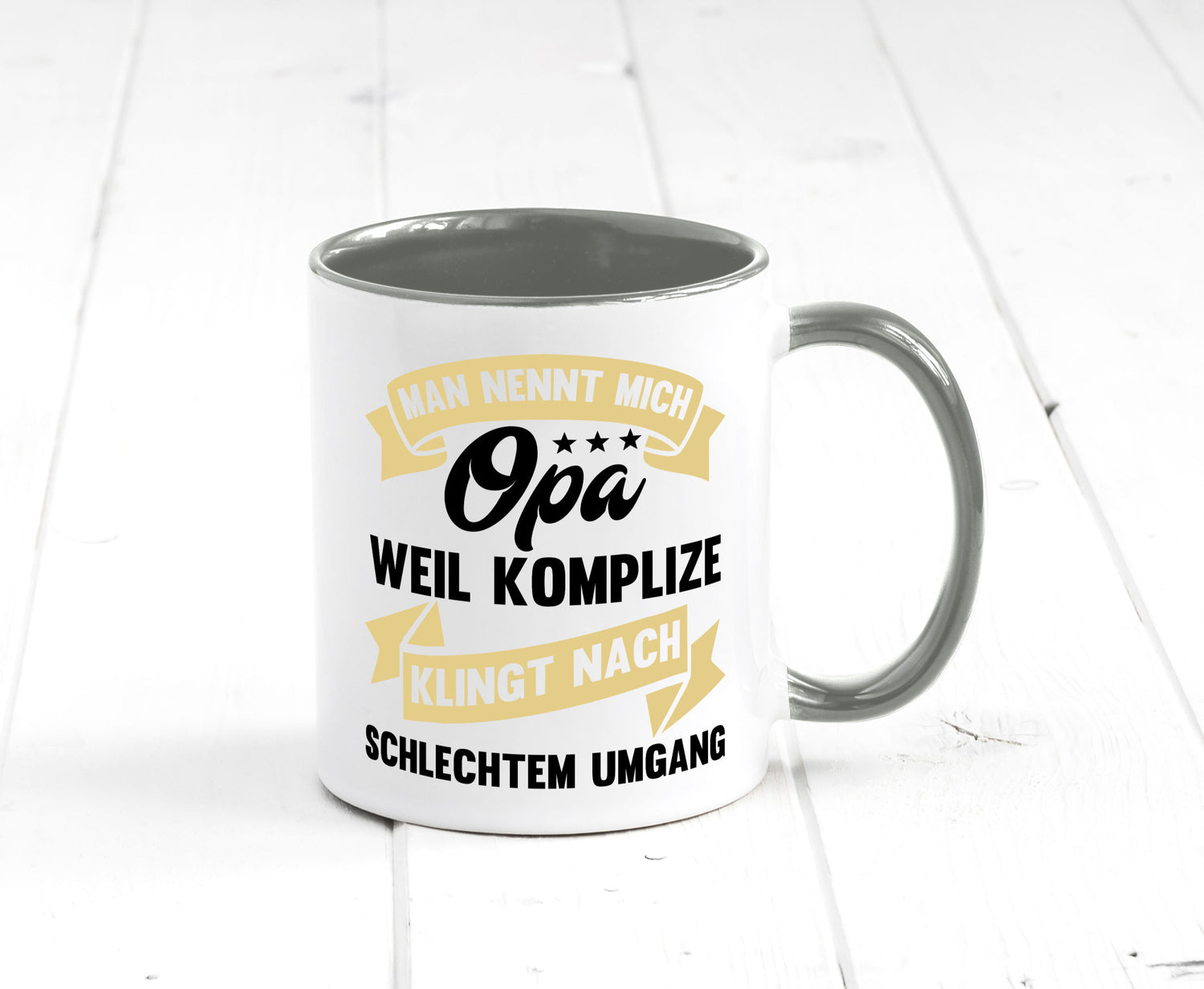 Man nennt mich Opa | Bester der Welt Humor Familie Geschenkidee Tasse
