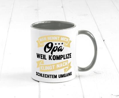 Man nennt mich Opa | Bester der Welt Humor Familie Geschenkidee Tasse
