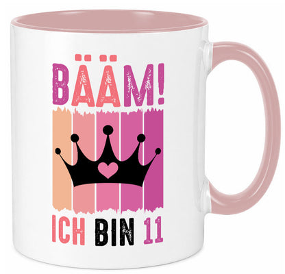 11. Geburtstag | 11 Jahre Bääm ich bin Krone Humor Geschenkidee Tasse