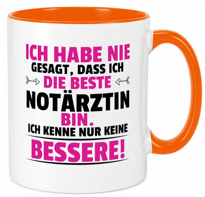 Die Beste Notärztin | Ärztin Humor Geschenkidee Tasse