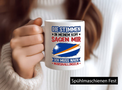 Marshallinseln | Urlaub Stimmen in meinem Kopf Traumland Humor Geschenkidee