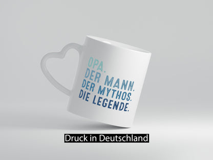 Der Mann. Mythos. Die Legende | Opa Bester Geschenkidee Familie Humor Tasse