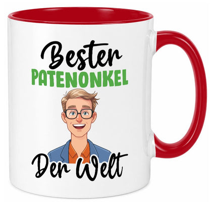 Bester Patenonkel | Onkel lustiger Spruch Geschenk Humor Geschenkidee Tasse
