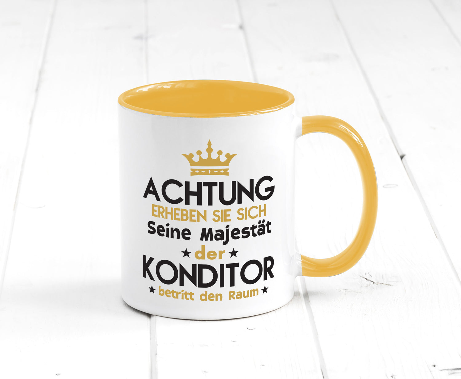 Seine Majestät Konditor | Konditorei Geschenkidee Humor Tasse