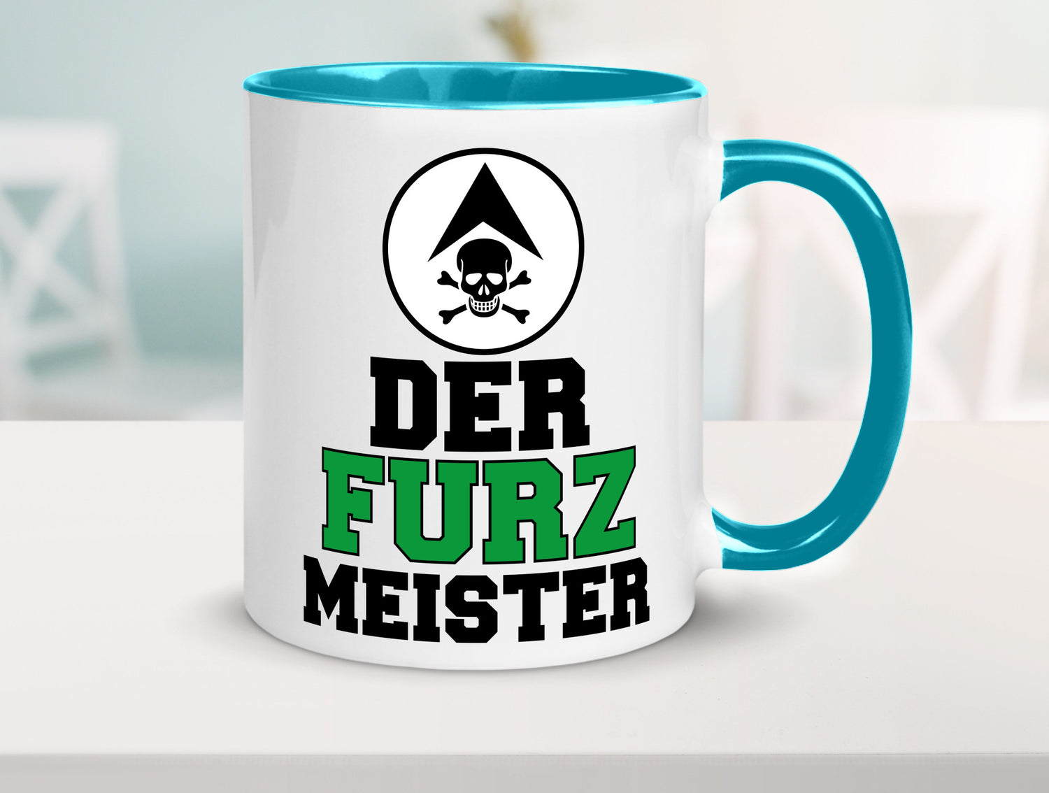 Der Furz Meister | Männer Tasse derber Humor Furzen lustiger Spruch Geschenk