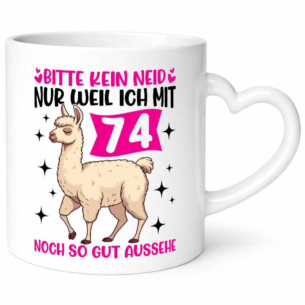 74. Geburtstag | 74 Jahre Lama gut aussehen lustiger Spruch Geschenk