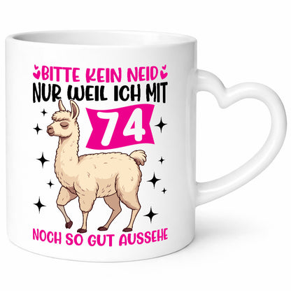 74. Geburtstag | 74 Jahre Lama gut aussehen lustiger Spruch Geschenk