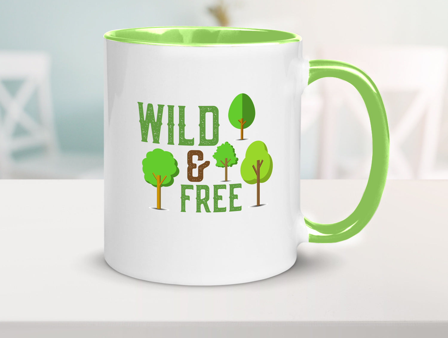 Wild and free | Freiheit Camper Hobbycamper Geschenkidee Humor Tasse