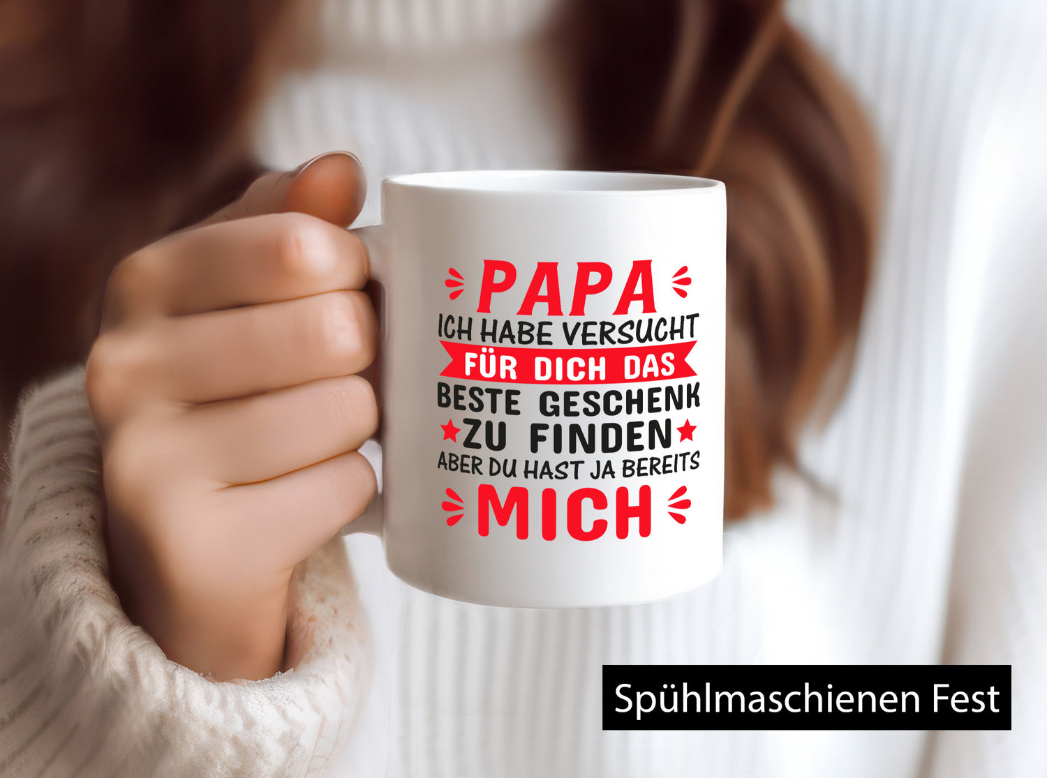 Bestes Geschenk für Papa | Vatertag Tasse Kinder Familie Geschenkidee lustiger