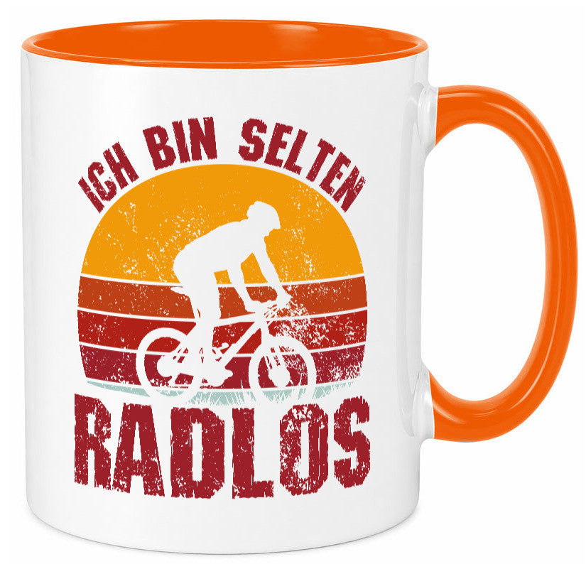Ich bin Selten Radlos | Radfahrer Mountainbike Humor Geschenkidee Tasse