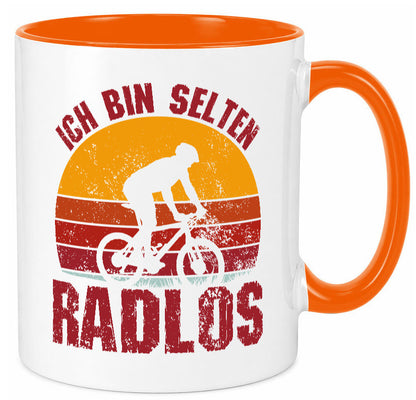 Ich bin Selten Radlos | Radfahrer Mountainbike Humor Geschenkidee Tasse