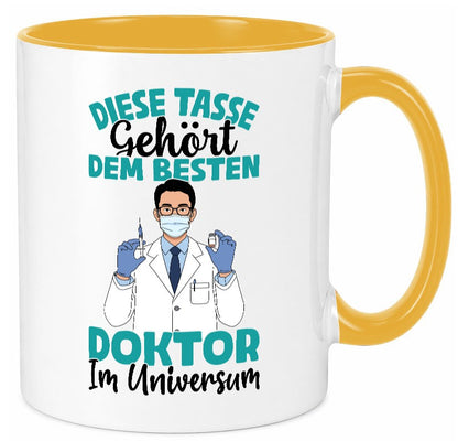 Im Universum: Doktor | Doktorand Doktortitel Geschenk Humor Geschenkidee Tasse
